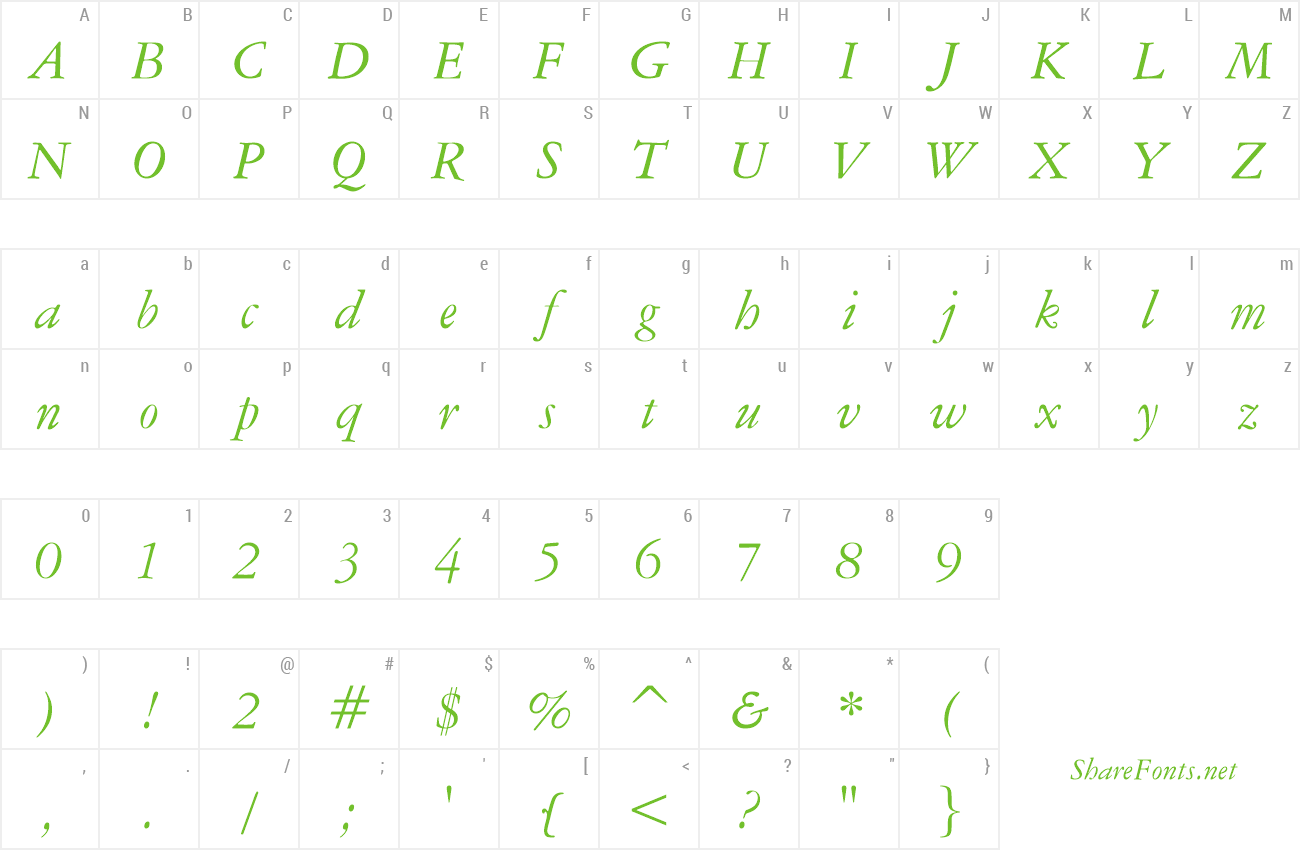 Font AmeriGarmnd BT preview